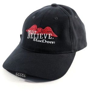 Drive Believe MacDon's LED Lighted Brim Hat Cap Headlamp Cut Across America Tour